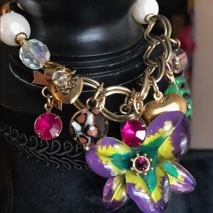 Betsey Johnson tropical bracelet